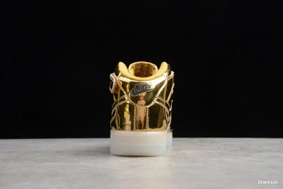 Force Metallic Mid Nike 314197-8100 1 Gold Air Kids WB 0926